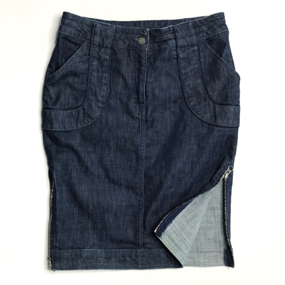 STELLA McCARTNEY for H&M Zipper Denim Skirt size EU 34